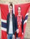 Marius Austad - Christian Bakke Norgesmestre i bridge for junior