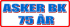 Invitasjon til Asker BKs 75 års jubileum