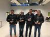 Vinnere av KM Lag 2019: Sørreisa BK 1 med Roy Hugo Olsen, Jonny Reinholdtsen, Frank Ivar Falsen og Steingrim Ovesen.